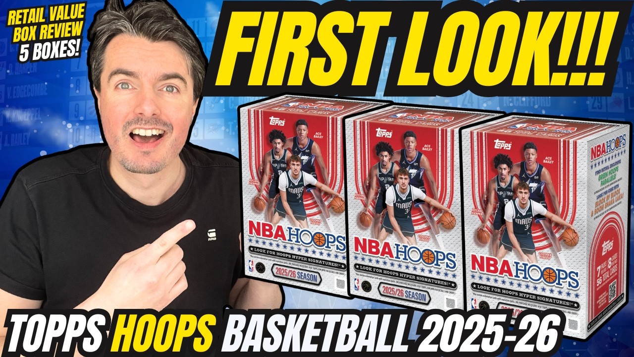 Новые коллекционные баскетбольные карточки Topps Retail Value Blasters!! Обзор набора Topps Hoops...
