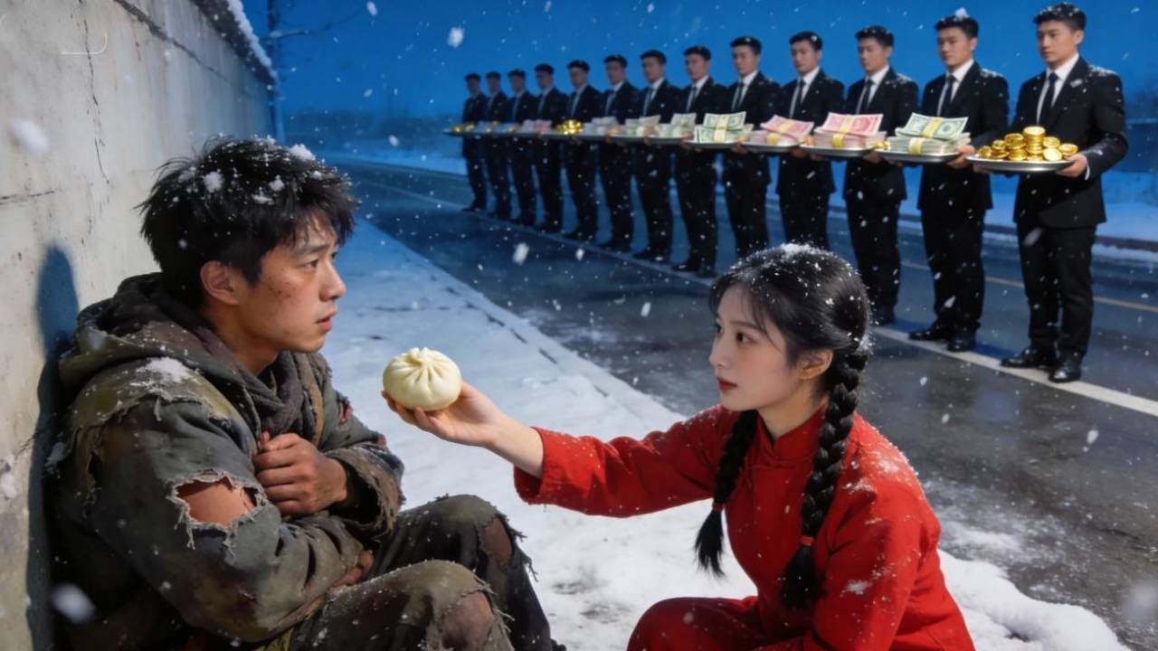 農村女孩送給流浪漢一個包子，28年後他搖身一變成首富，得知她被兒女們趕出門，直接豪擲千金把她接回​​家當掌上明珠寵上天！