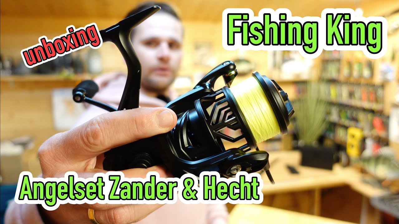 Bereit für größere Räuber? FISHING KING Angelset Zander und Hecht UNBOXING