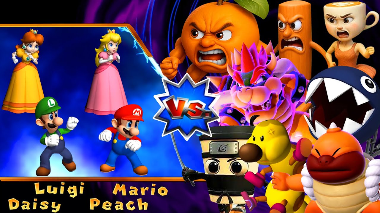 【マリオパーティ9】ボスゲートバトルマリオビルダーvsピーチエットvsルイージビルダーvsデイジーエット