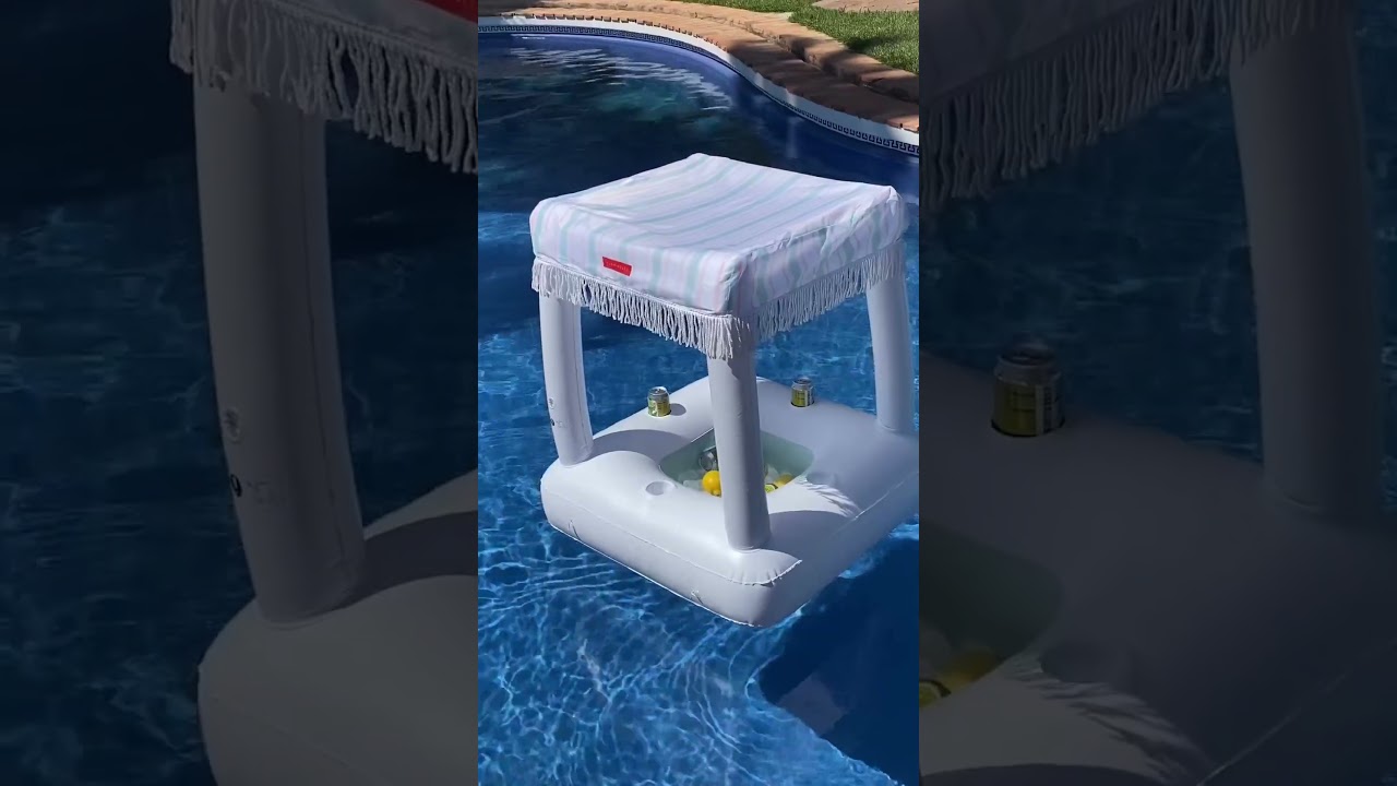 Mini bar hinchable para la piscina 