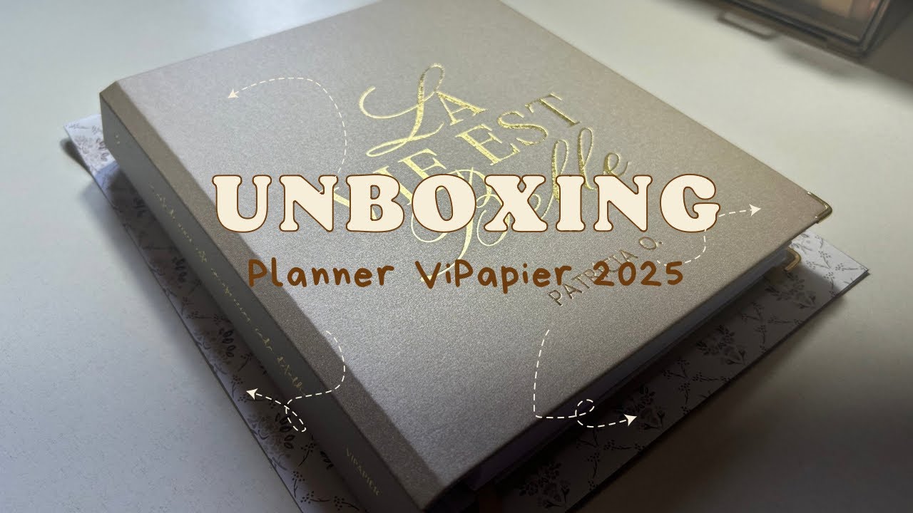 UNBOXING Planner ViPapier 2025 || Tour pelo planner - Pat Oliveira