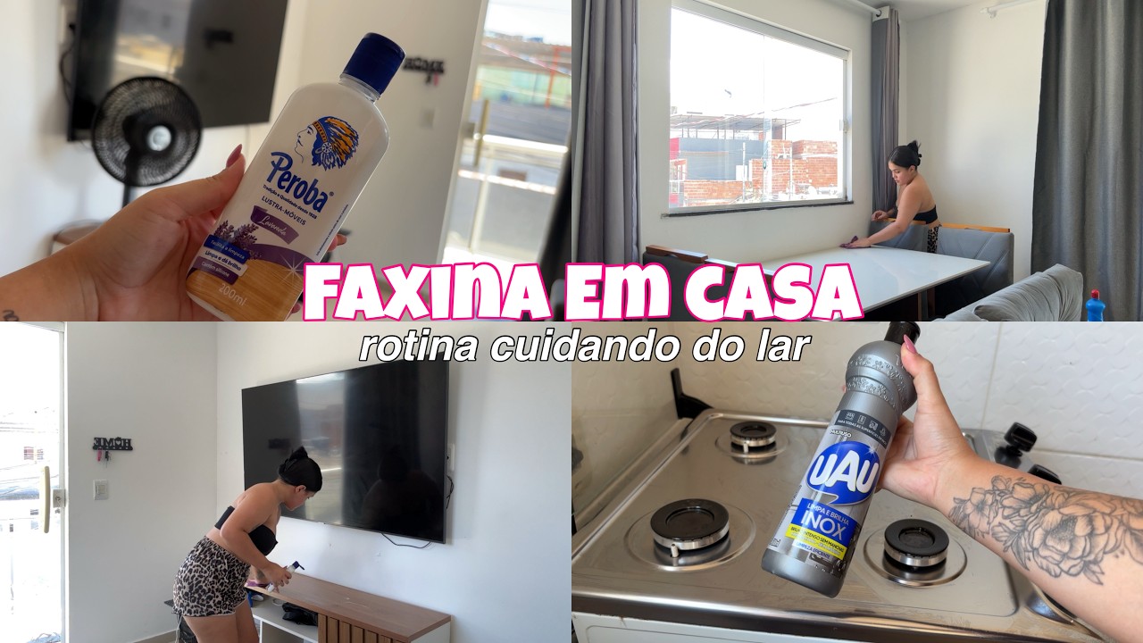 FAXINA COMPLETA 🧺💖| organização e limpeza em casa