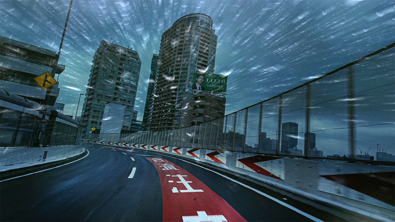 ☔️Rainy Tokyo Highway Drive at Dawn😴Relax & Fall Asleep Fast💤
