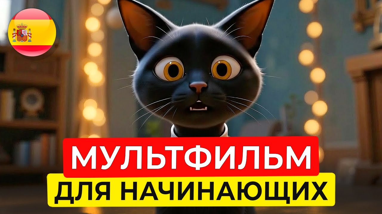Начни понимать ИСПАНСКИЙ на слух 🎧 : простой МУЛЬТФИЛЬМ для начинающих
