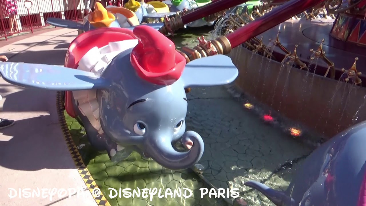 Disneyland Paris - Dumbo the Flying Elephant onride mit DisneyOpa