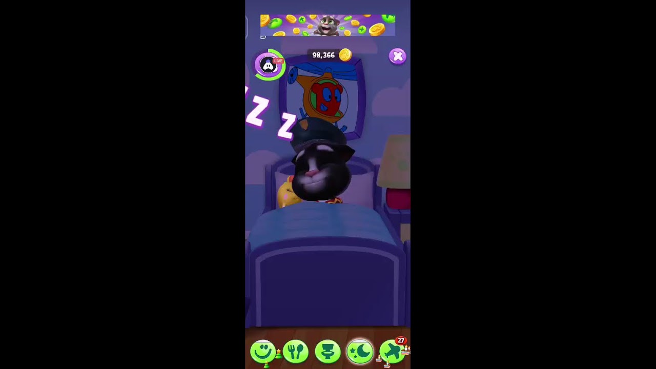 Toking Tom Live Funny 🤣 Game 💯 With Tricker Gaming Bhai 🤗 #cat #dog