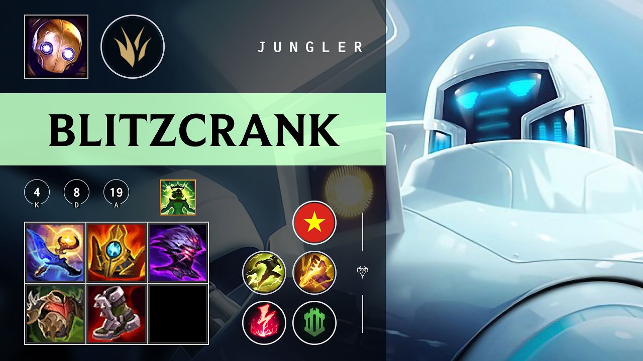 Blitzcrank Jungle vs Lee Sin - VN  Patch 26.03