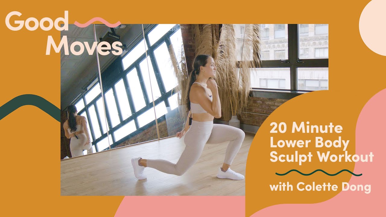 20 Minute No Equipment Lower Body Workout | Good Moves | Well+Good