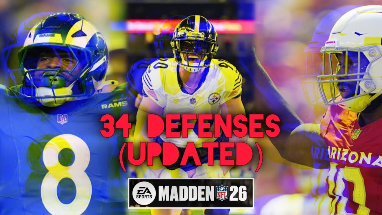Breakdown of the UPDATED 34 Defensive Playbooks for Madden 26 Quick Sim Rebuilds! 