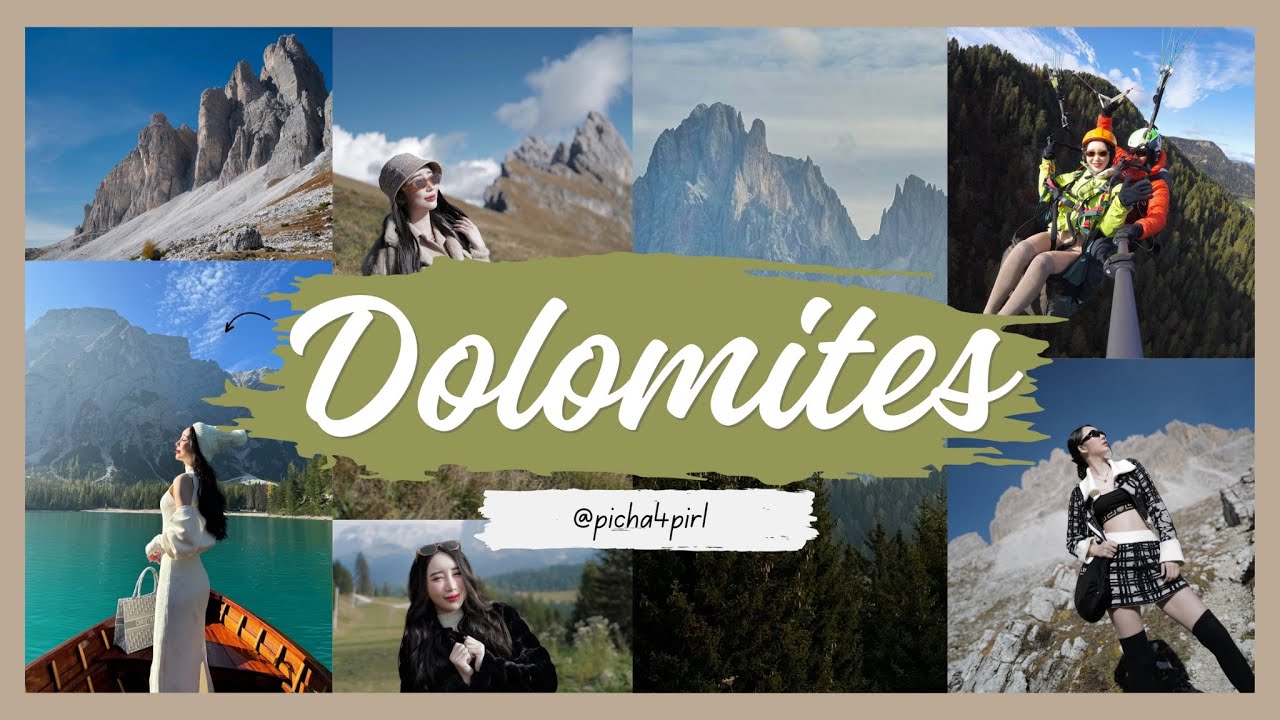เที่ยว Dolomites3วัน🇮🇹: Tre cime, Alpi di Siusi, Seceda | Paragliding ชมวิว | พายเรือ Lake braies