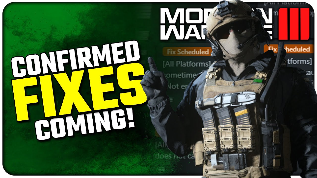 Confirmed Fixes & Improvements for Launch! | (Modern Warfare III)