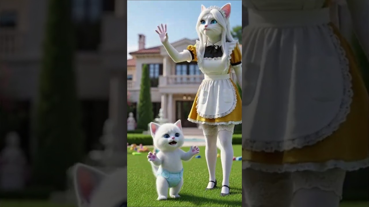 Army Papa Cat's Tough Love: Baby Cat's Struggles & Mama Cat's Arrest - The Heartwarming Family Drama