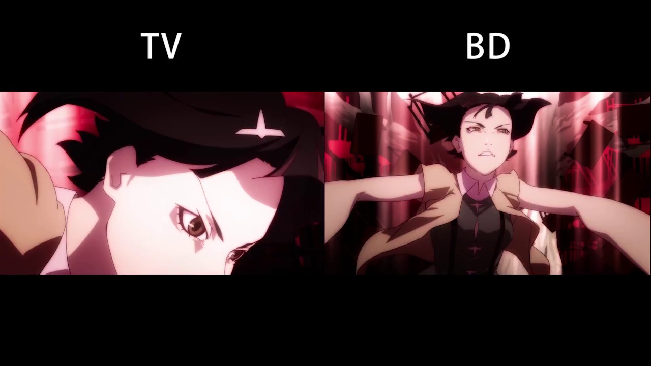 Nisemonogatari - Araragi Vs Kagenui - TV/Blu-Ray Comparison