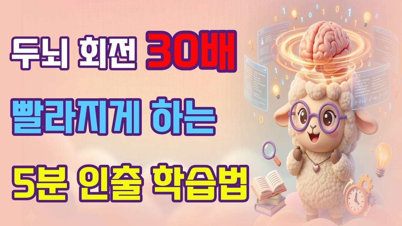 뇌 과학이 말하는 최고의 효율적인 학습법. 집중력 높이는 공부는 이렇게 하는겁니다.