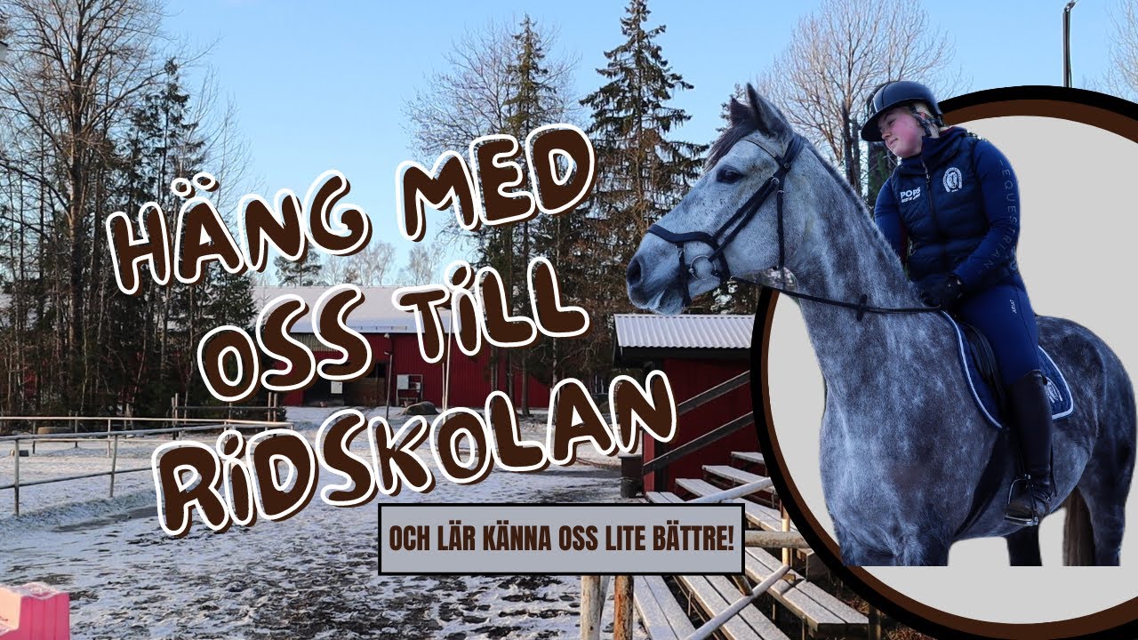 VLOGG - häng med oss till ridskolan!