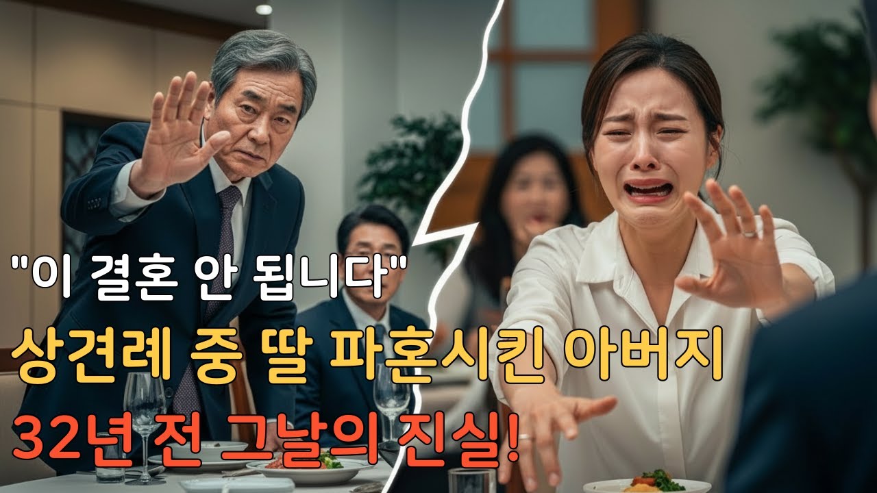 상견례 중 예비 사돈 보고 파혼 선언한 아버지, 32년 전 그들 사이에 무슨 일이?