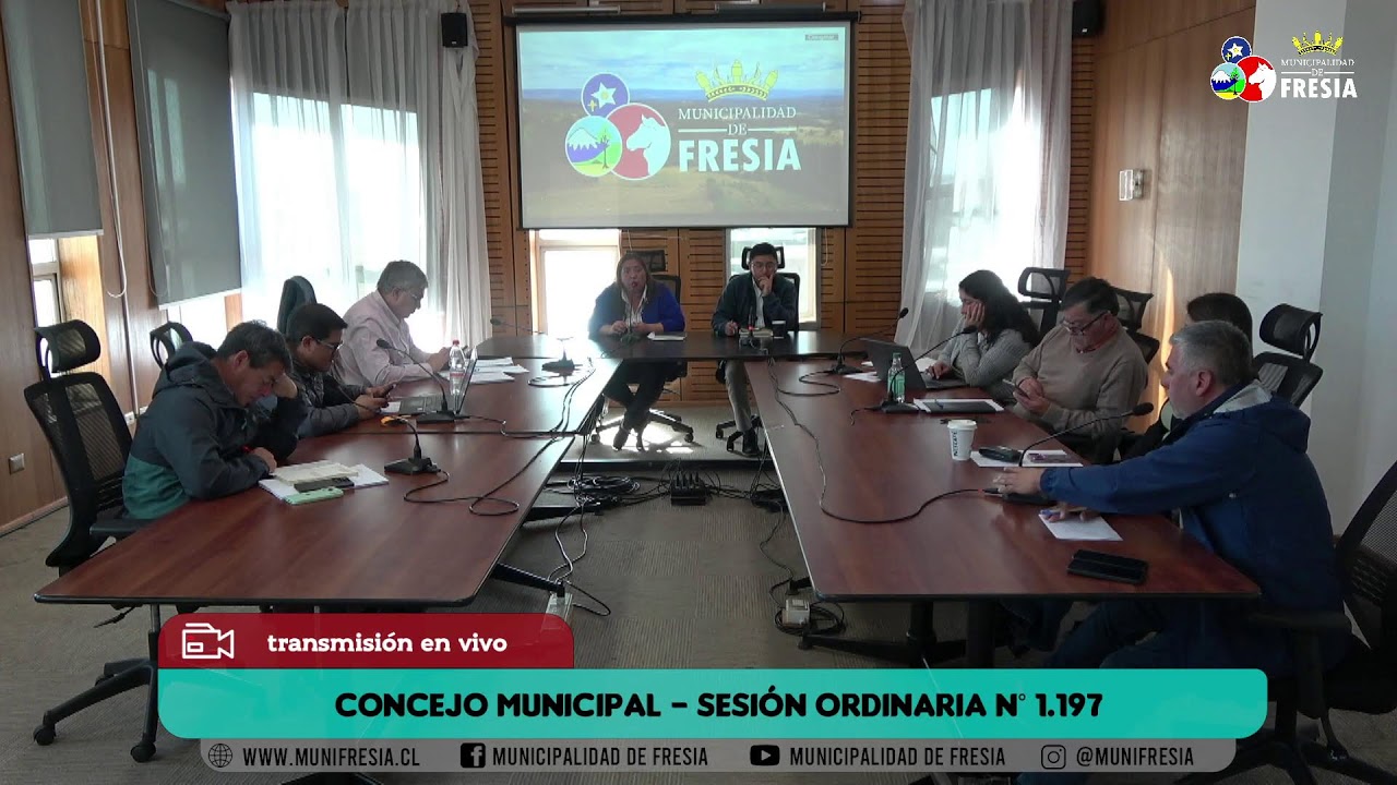 Concejo Municipal - Sesión Ordinaria N° 1.197