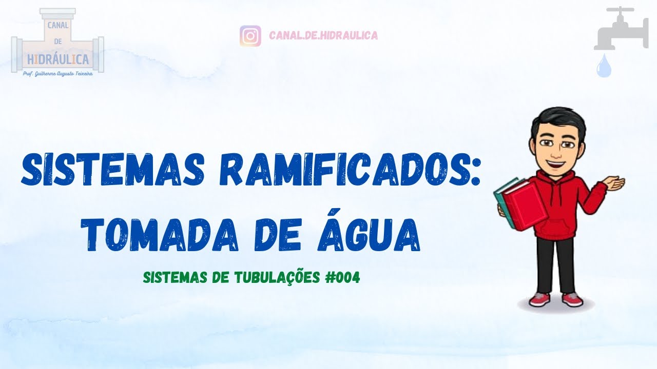 Sistemas ramificados, tomada de água – Sistemas de tubulações #004