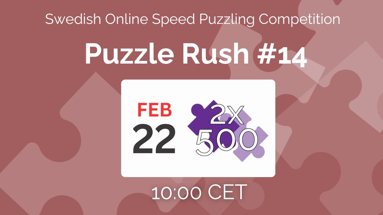 Puzzle Rush #14 - Speed Puzzle Competition