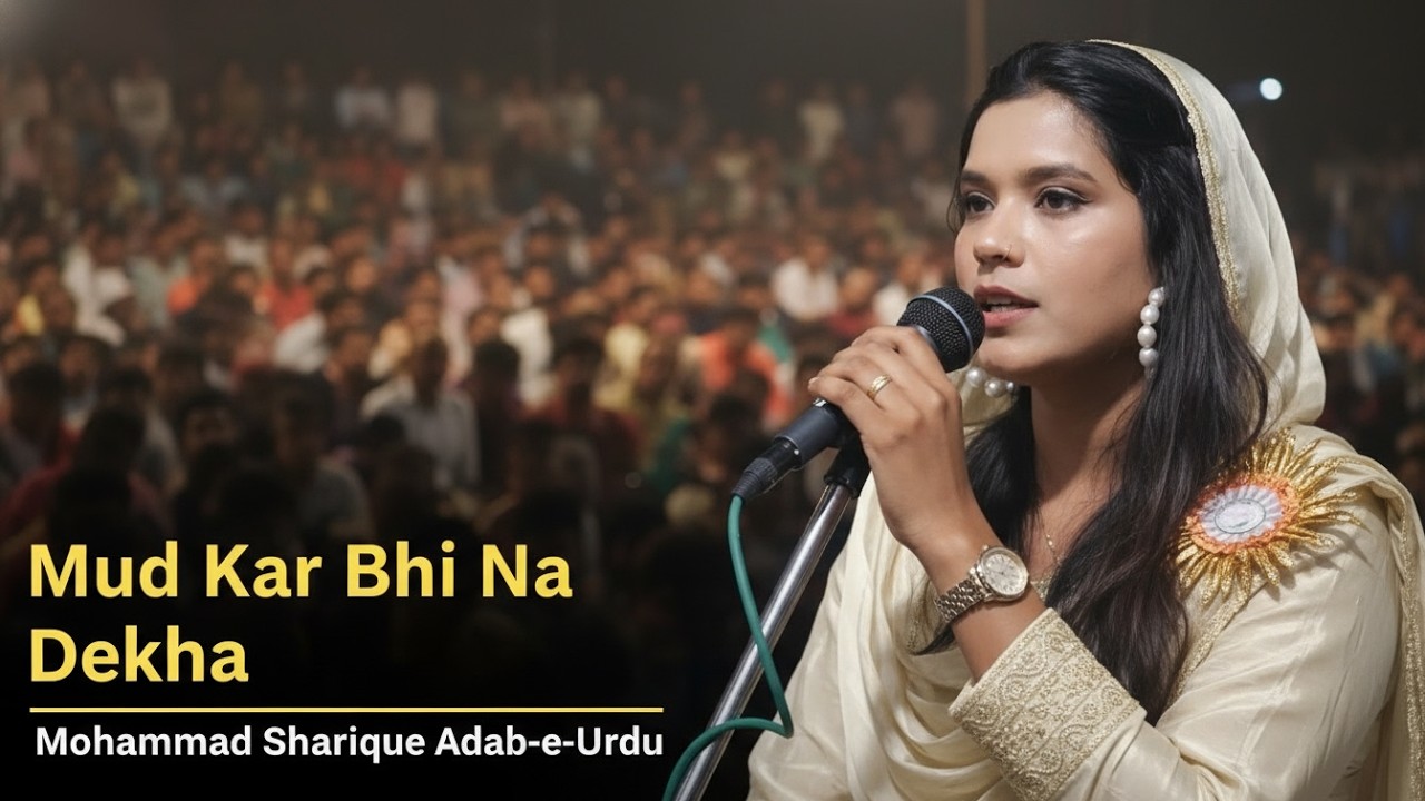 Ja Rahe The Mujhe Mud Kar Bhi Na Dekha Tumne 💔 | Dard Bhari Shayari | Live Mushaira