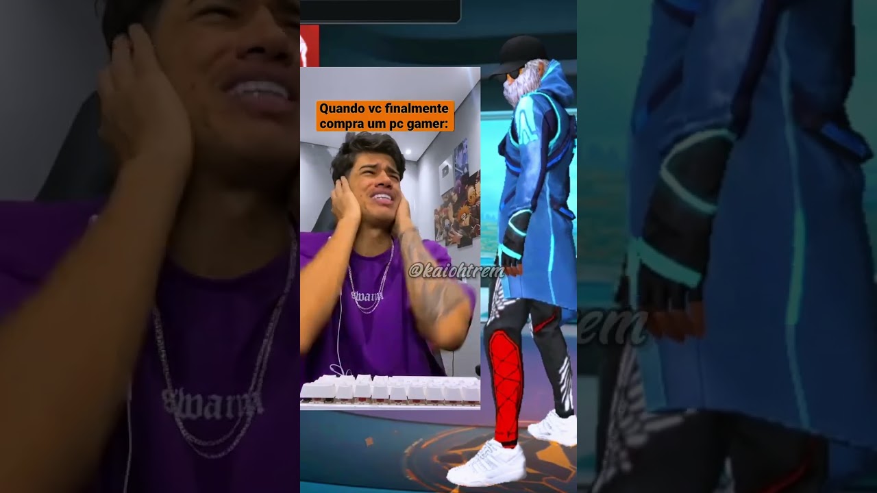 Quando seu pc gamer nao roda nenhum jogo kkk #shorts #viralshorts