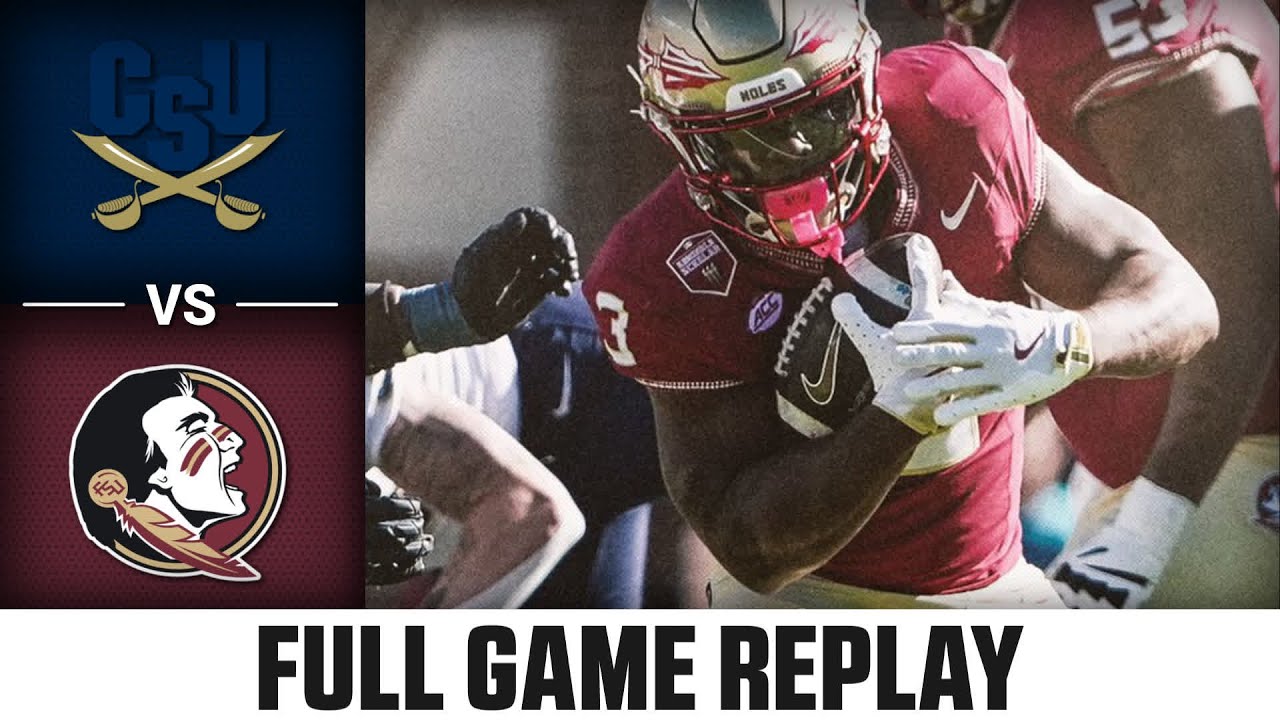 Charleston Southern vs. Florida State Full Game Replay | 2024 ACC Football