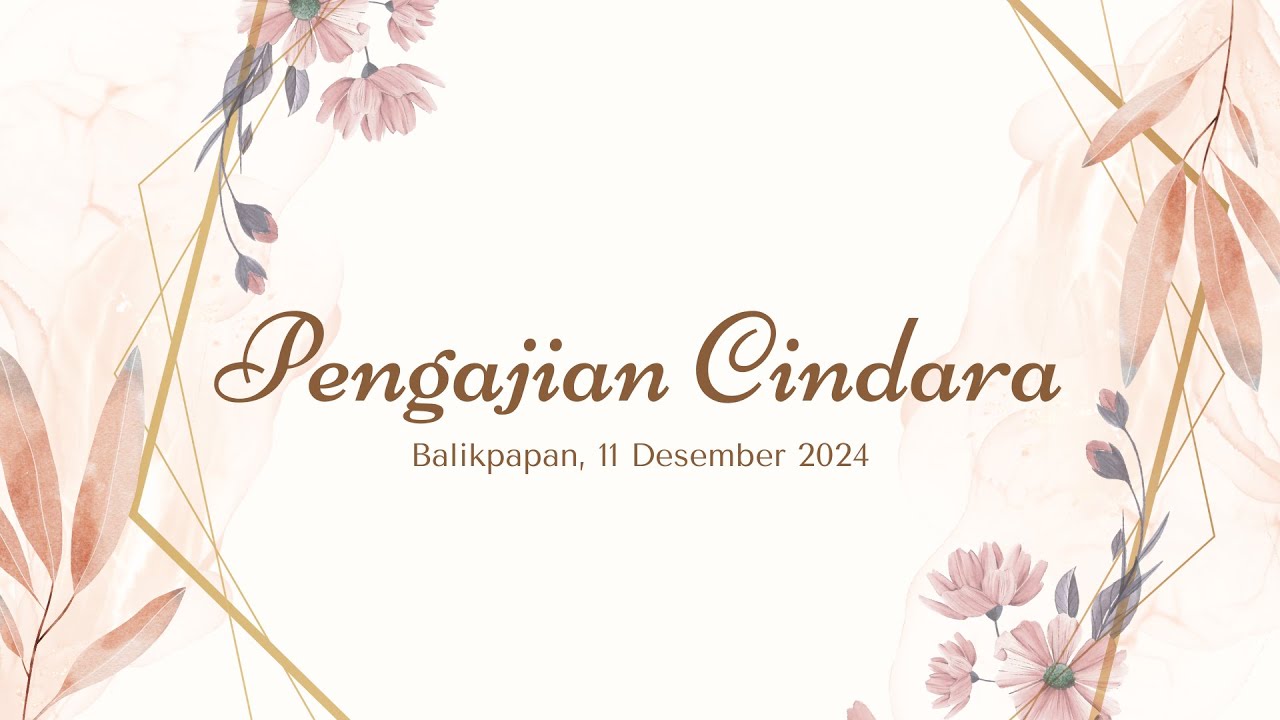PENGAJIAN CINDARA
