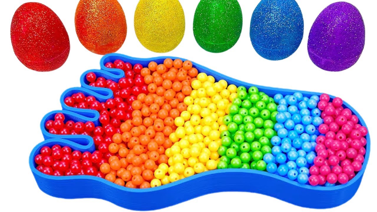 Satisfying ASMR l DIY How to make Rainbow Slime Foot Bathtub From Mixing Candy in Bathtub Cutting