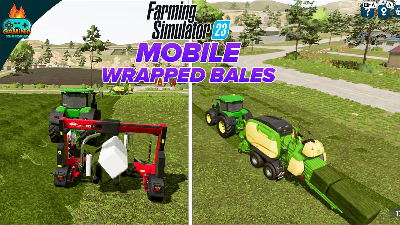 Silage Bales Making Guide in Farming Simulator 23 Mobile! fs23 urdu hindi