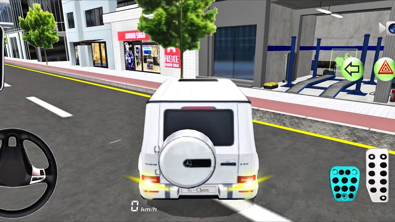 New White Mercedes G Class Car for Parking – 3D Driving Class Android Game || Car Game #gameplay