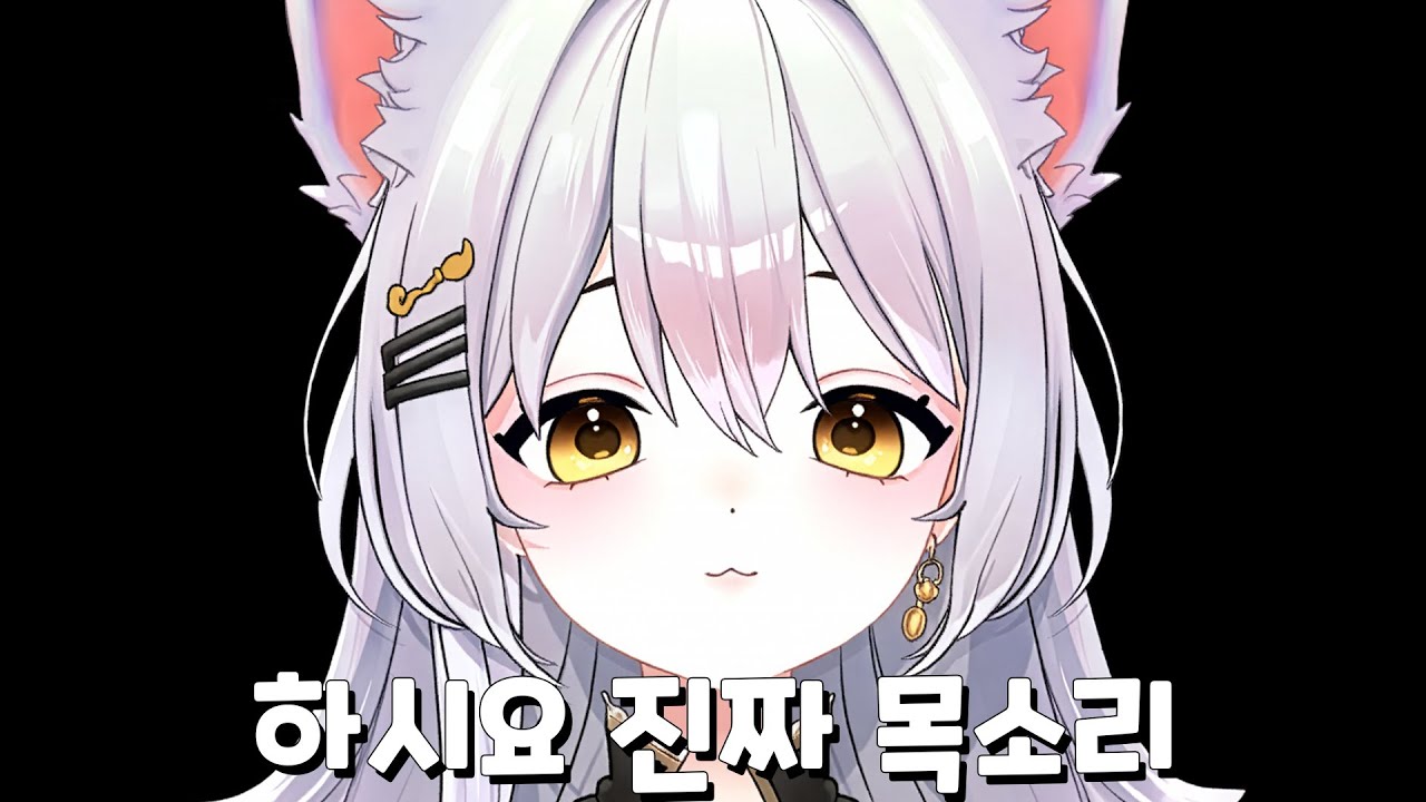 하시요 진짜 목소리