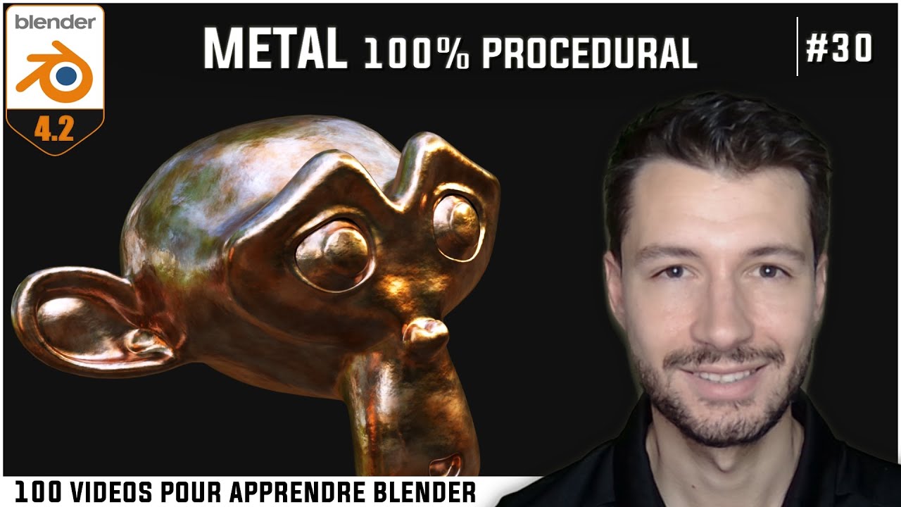 #30 | METAL 100% PROCEDURAL  - Apprendre Blender en 100 vidéos [TUTO FR]