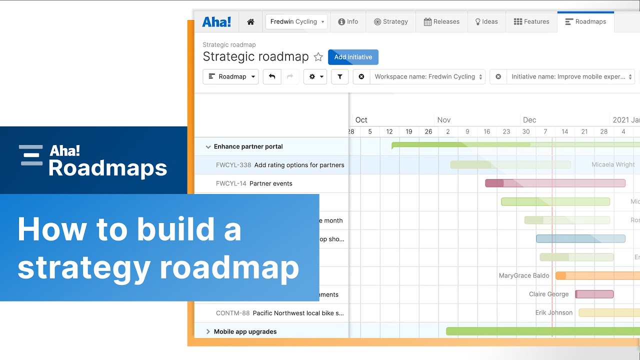 Aha! Roadmaps | How to build a strategy roadmap