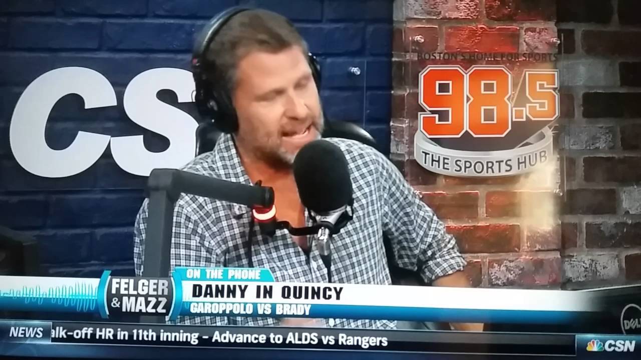 Danny in Quinsy calls into Felger and Mazz