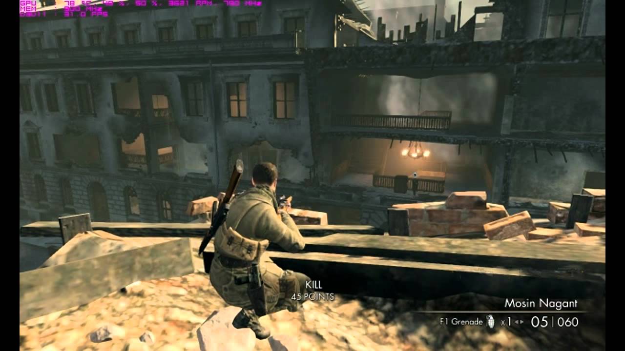 Sniper Elite V2 Plaza Mission My Gameplay