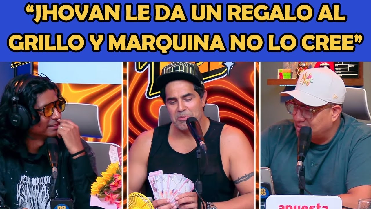 JHOVAN le trae un REGALO a EL GRILLO y MARQUINA no lo CREE | GUAPOTES LA RORO NETWORK