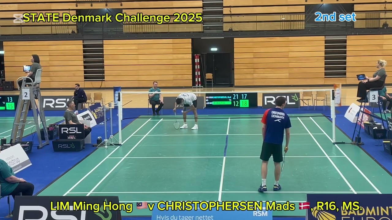 CHRISTOPHERSEN M 🇩🇰 v LIM Ming Hong 🇲🇾 , R16, Denmark Challenge 2025.