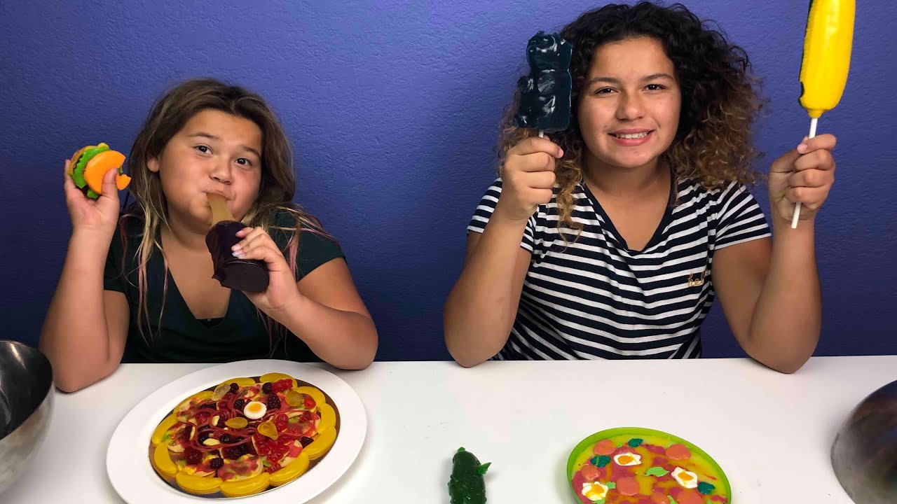 GUMMY VS SLIME CHALLENGE - GUMMY AND SLIME
