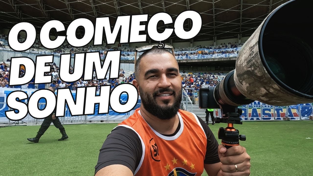 PRIMEIRA VEZ Fotografando Futebol no Estádio Mineirão - Cruzeiro x Betim - Campeonato Mineiro