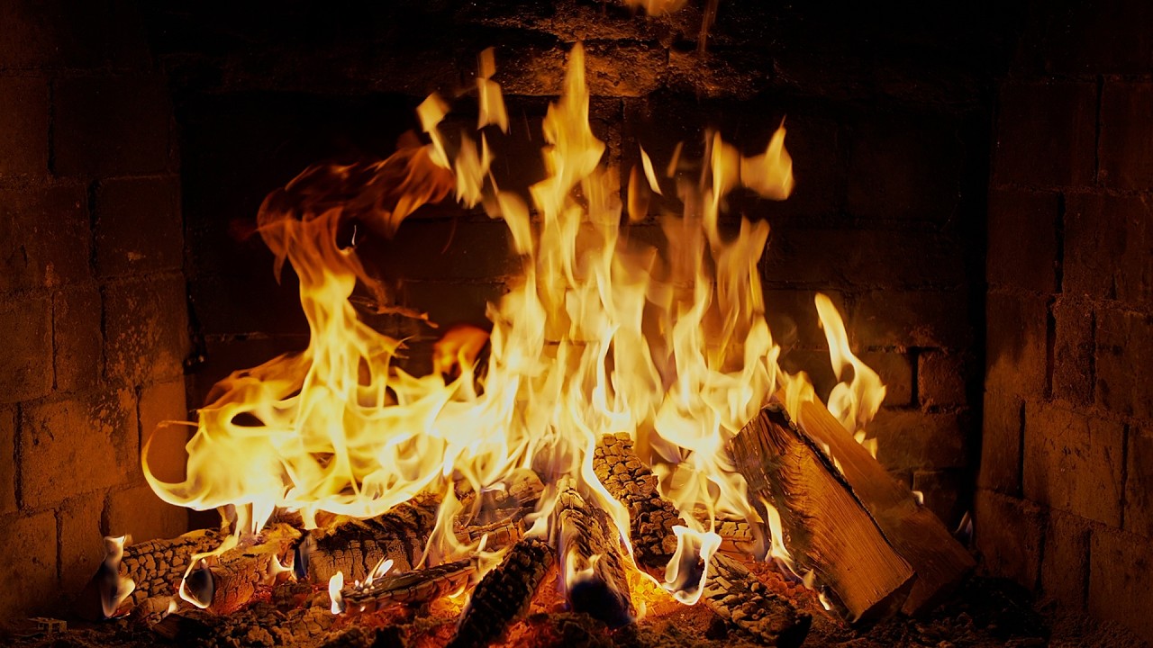 🔥 Cozy Fireplace 4K. Fireplace with Crackling Fire Sounds. Fireplace 4K UHD