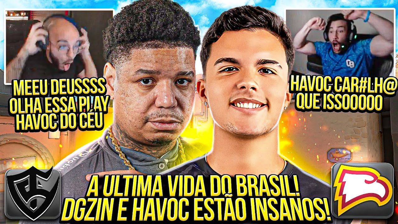 DGZIN e HAVOC FIZERAM HISTÓRIA na ULTIMA CHANCE DO BR! TCK e SACY FORAM A LOUCURA com JOGADA INSANA!