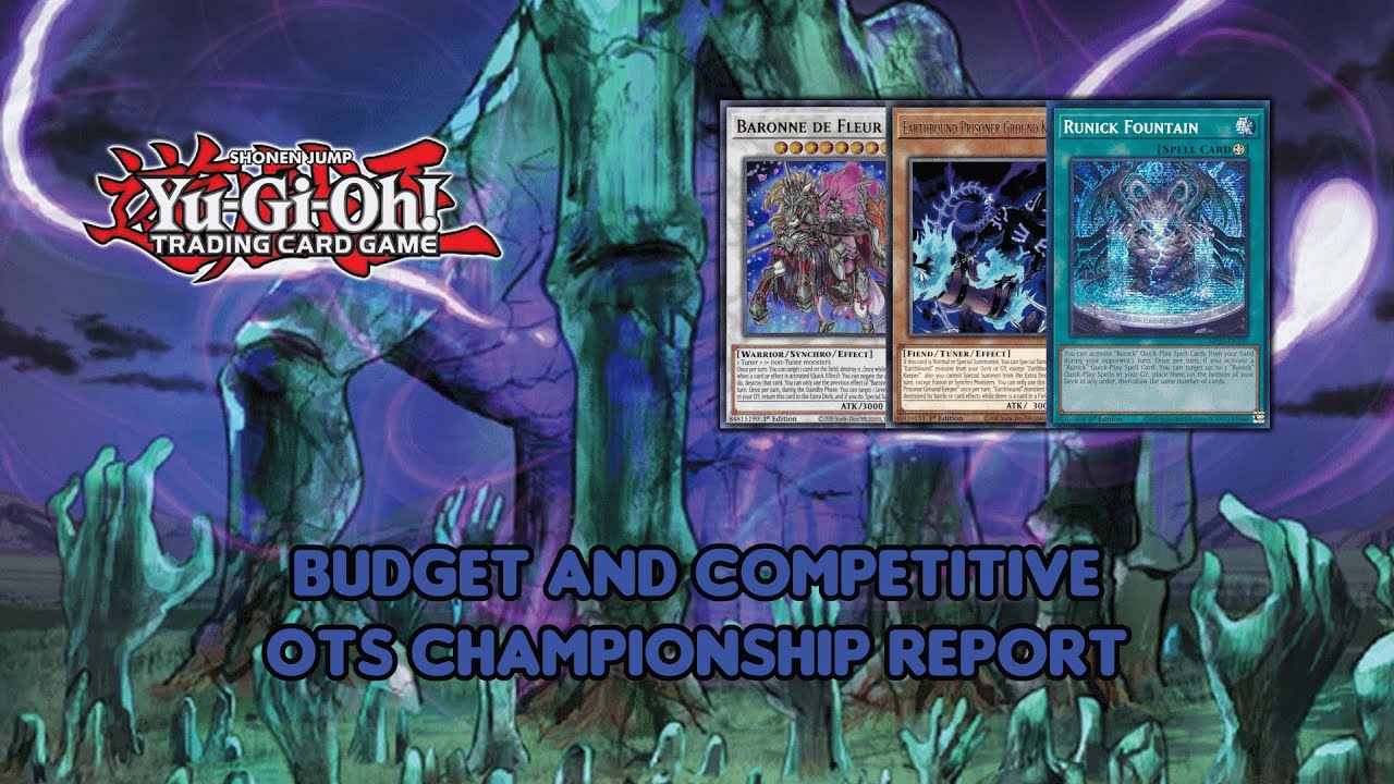 DON'T SLEEP on Runick Earthbound! - OTS Championship report and Deck profile YuGiOh! TCG