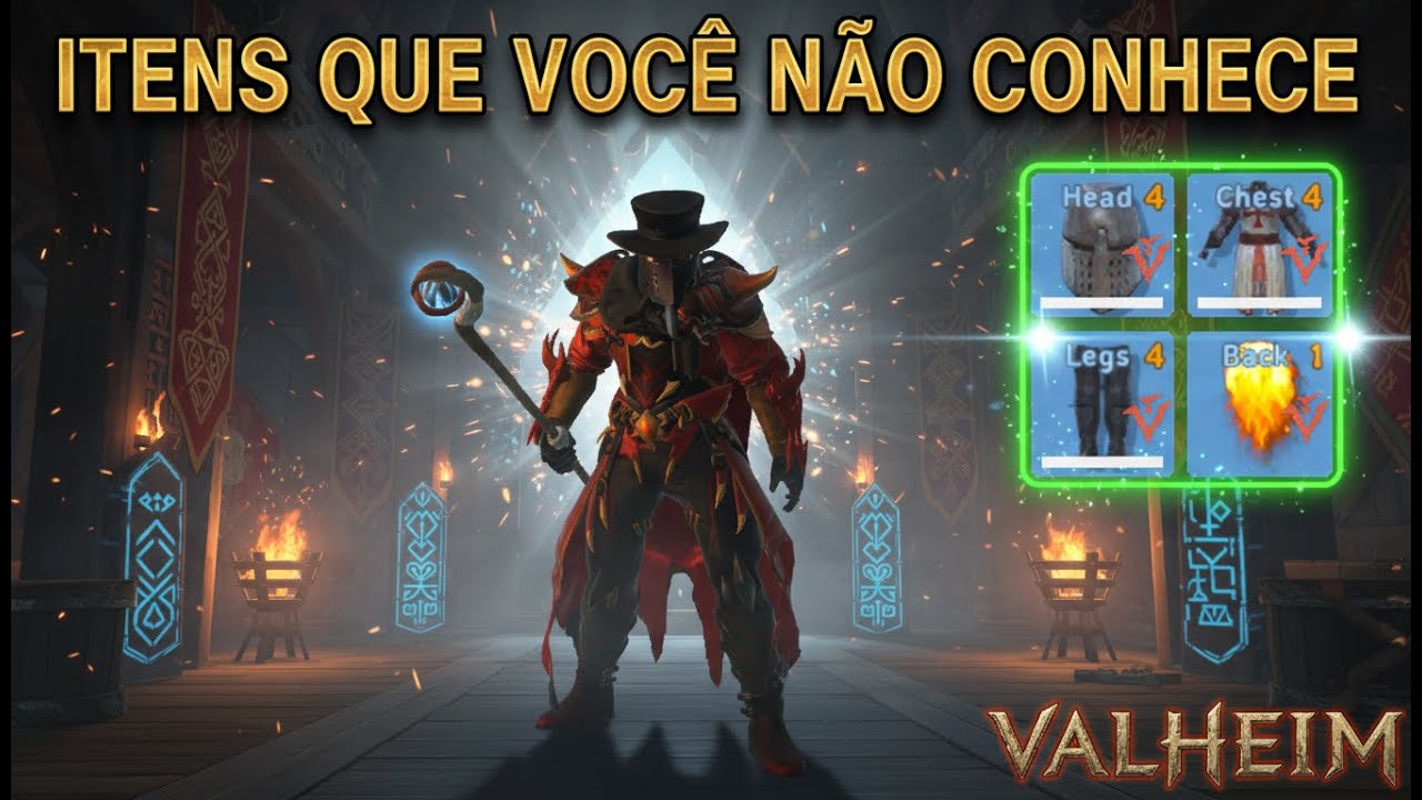Os melhores Itens do jogos que você não conhece! - Servidor de Valheim Glitnir