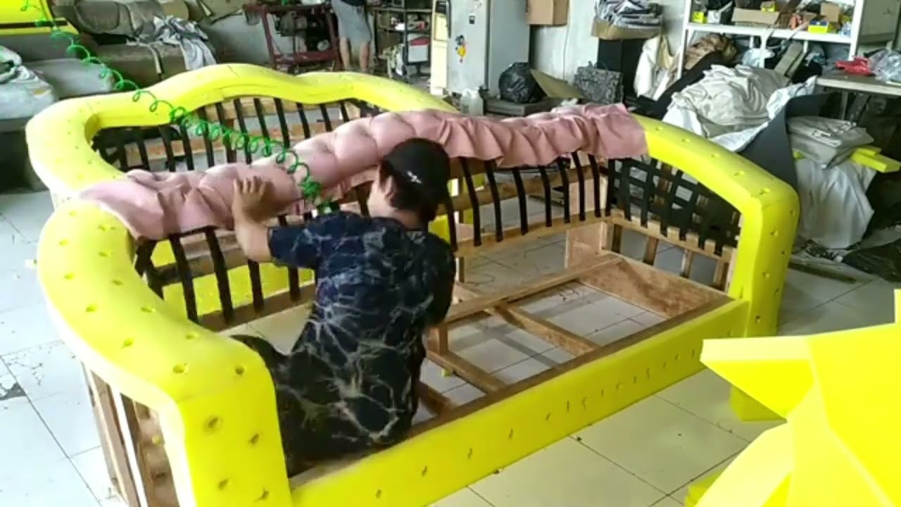 Making a new model sofa, chesterfield sofa@wiwinoktaberi