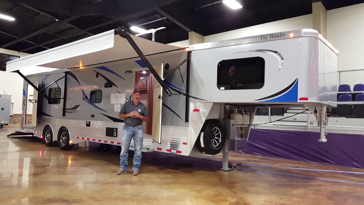 Sundowner Trailers Toy Hauler Open Model Walkthrough