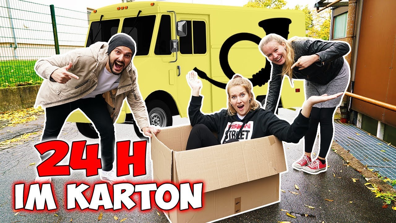 24 STUNDEN IM KARTON Challenge - Wird Nina von Kathi & Kaan per Post verschickt?