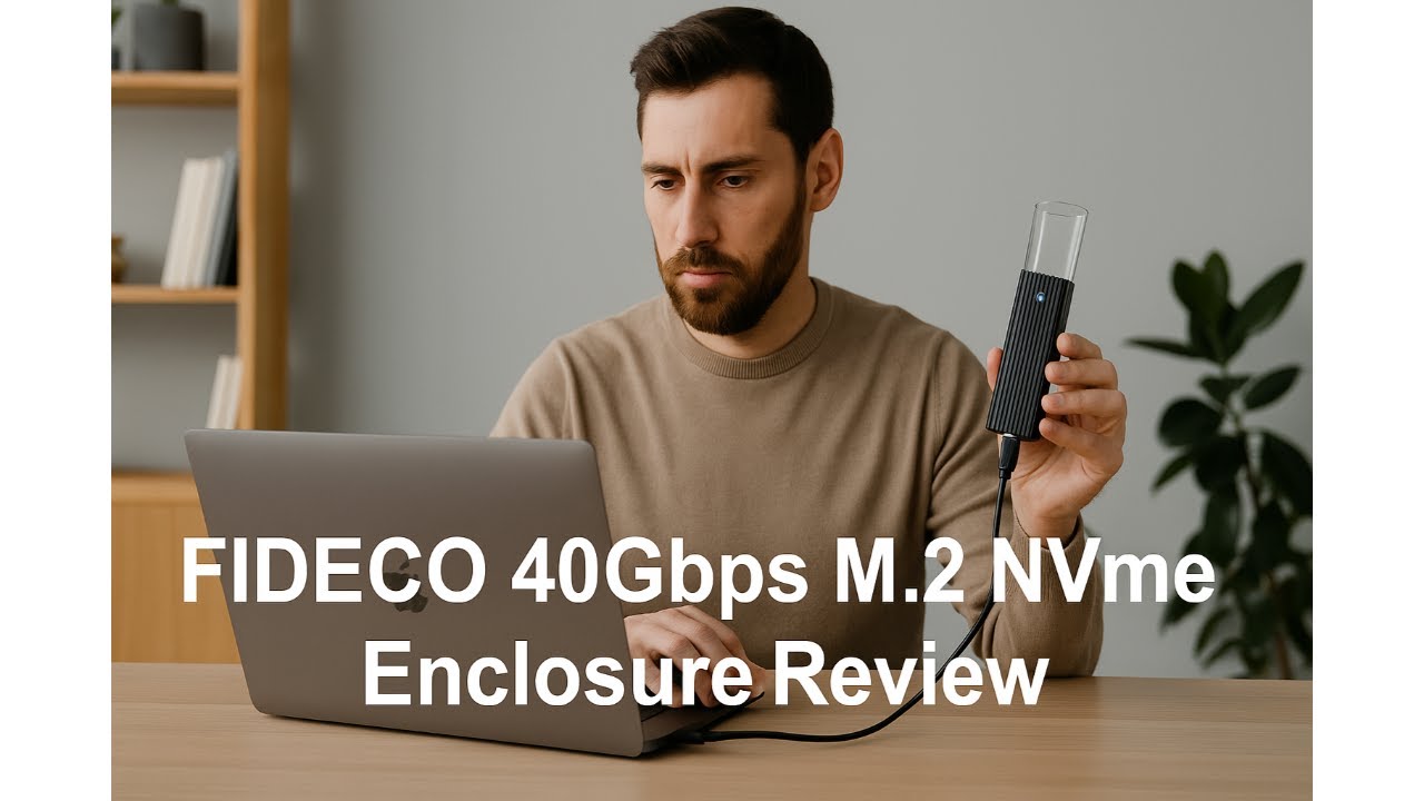 💾 FIDECO 40Gbps M.2 NVMe Enclosure Review 💾