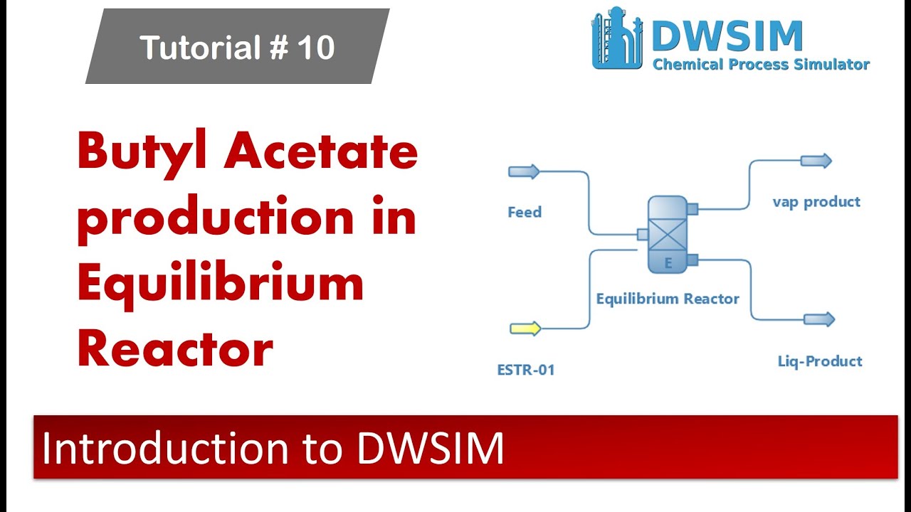 Butyl Acetate Production in Equilibrium Reactor