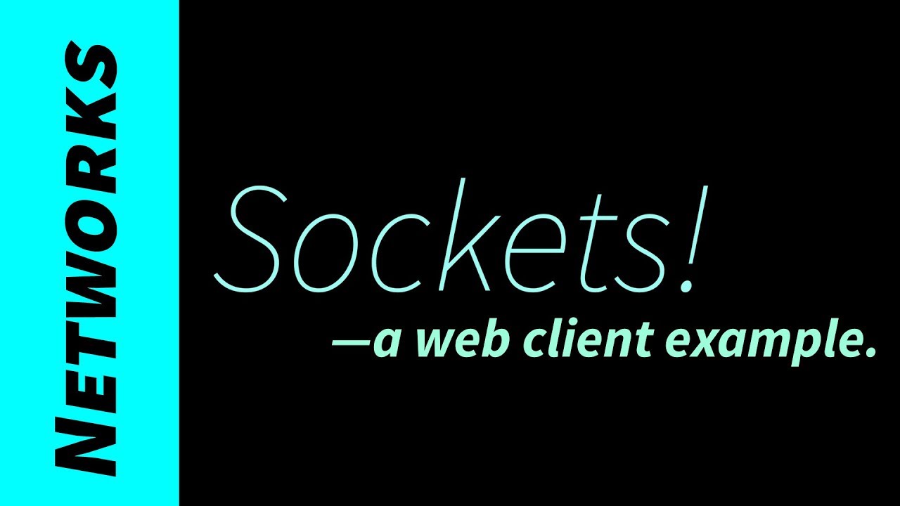 How to build a web client? (sockets)